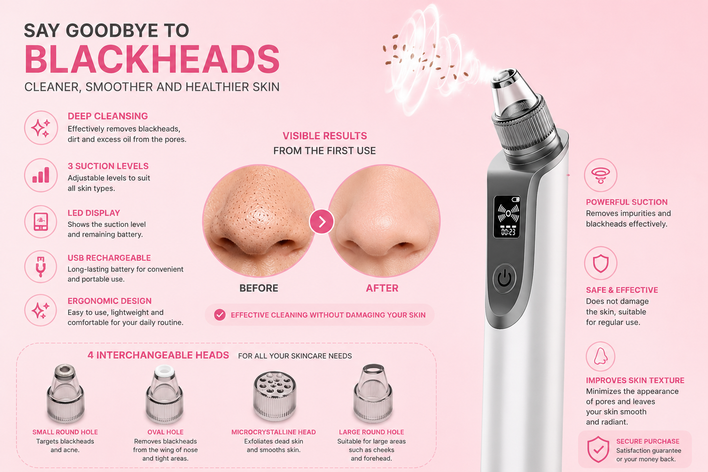Ultrasonic Facial Cleanser
