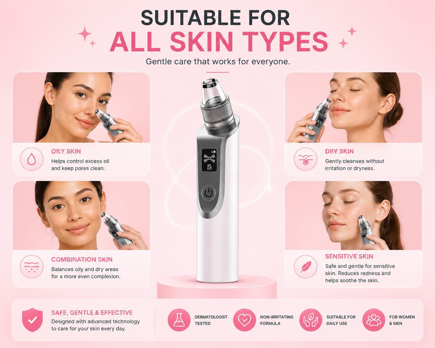 Ultrasonic Facial Cleanser