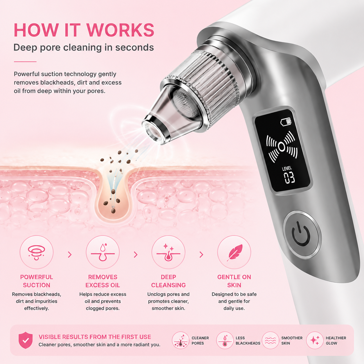Ultrasonic Facial Cleanser